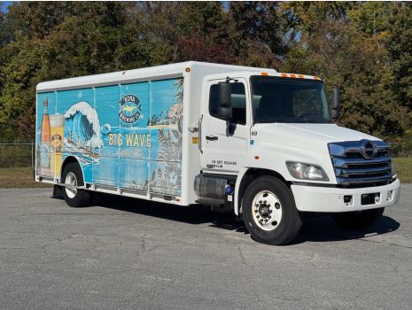 Used 2021 Hino 268 10-Bay Beverage Truck